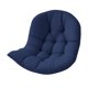 thumbnail image 5 of Cojín para silla con forma de huevo, cojín colgante para silla, suave, lavable, cómodo y grueso. Azul profundo, 5 of 8