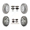thumbnail image 1 of Transit Auto Front Rear Coated Disc Brake Rotors and Semi-Metallic Pads Kit for Car BMW 528i xDrive Without Performance Brakes with 330mm Diameter Rotor KGF-101167, 1 of 11