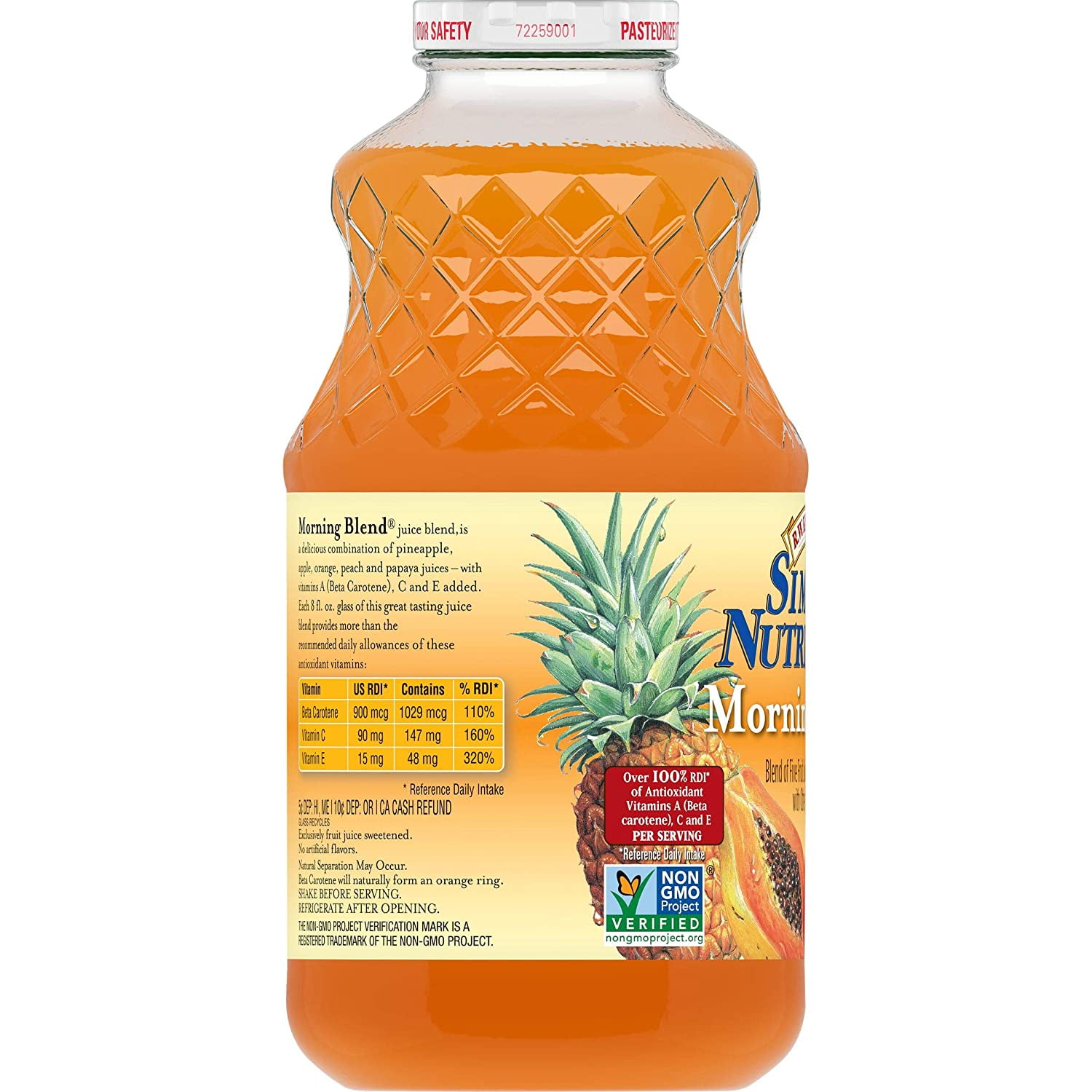 R.W. Knudsen Simply Nutritious Morning Blend, 32 Ounces. ( Pack Of 3.)
