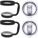 thumbnail image 1 of Vaso de acero inoxidable de 30 oz con tapa de repuesto a prueba de fugas y asa antideslizante para taza de viaje de 30 oz, portavasos para tazas YETI, tazas de viaje de acero inoxidable y más, otros, 1 of 5