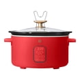 thumbnail video image 2 of Beautiful 6 Qt Programmable Slow Cooker, Tomato Red by Drew Barrymore, 2 of 15