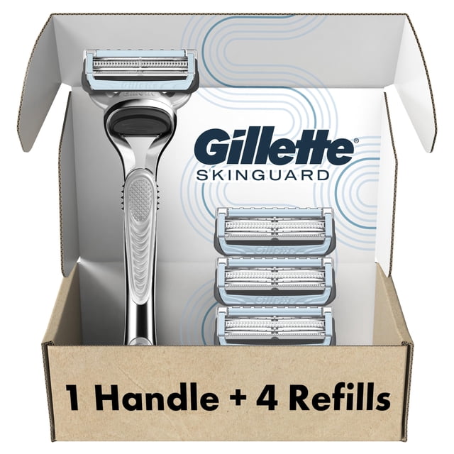 Recambios Razors Gillette SkinGuard 1 Razor 4 Blade para hombre