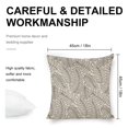 thumbnail image 2 of Black And White Nature Vector Linen Square Throw Pillowcase With Zipper 18X18 Inch, 2 of 7