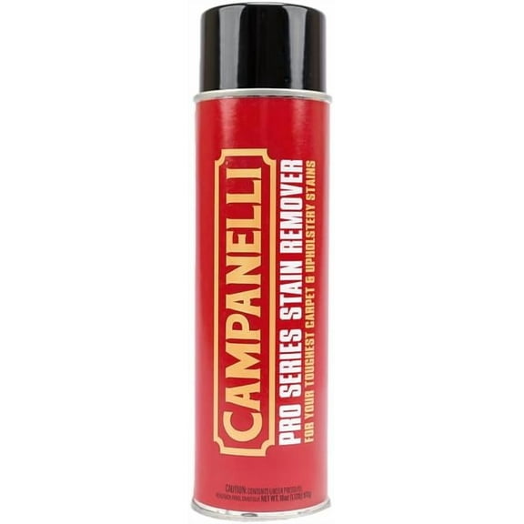 Campanelli Stain Remover - 18oz Aerosol Carpet & Upholstery Cleaner - Pet Stain Remover, Spot Treatment for Fabric, Odor Eliminator - Point & Spray