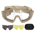 thumbnail image 1 of Gafas desmontables para exteriores, protección UV, resistentes a impactos, gafas gruesas para acampar, ciclismo, marco caqui, 1 of 14