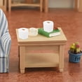 thumbnail image 3 of SHISUYAN 2Set Miniature Toilet Tissue Pack with DIY Mini House Supply Functionality, 3 of 9