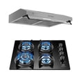 thumbnail image 1 of Combo Parrilla a Gas 4 Quemadores AVERA VT4 Campana de Pared 60 cm CEA60, 1 of 9