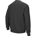 thumbnail image 3 of Men's Colosseum Charcoal Mississippi State Bulldogs Arch & Logo Tackle Twill Pullover Sweatshirt, 3 of 3