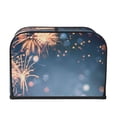 thumbnail image 2 of Daiia Gold And Blue Fireworks Pattern 4 slice Toaster Cover, Toaster Appliance Dust-proof Cover For Kitchen Small Appliance Dust Cover and Fingerprint Protection, 2 of 7
