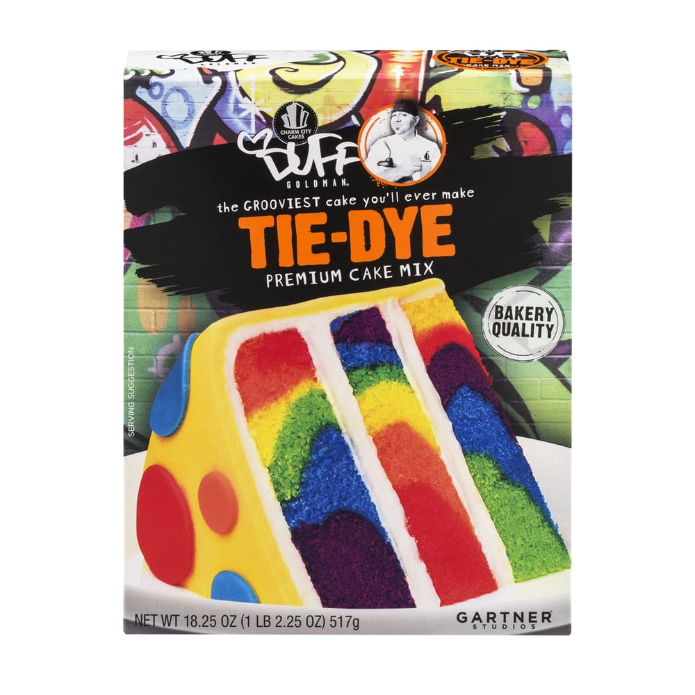 Duff Goldman Tie-Dye Premium Cake Mix, 18.25 oz by Gartner Studios, Inc.