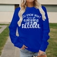 thumbnail image 4 of Funny Camping Sweatshirts for Women You Know What Rhymes With Camping Alcohol Crewneck Graphic Sweatshirt Pullover Tops, 4 of 5