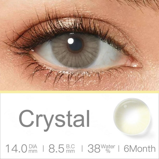 Magister lentes de contacto de Color para ojos contenedor de lentes de colores para Halloween 1 par gris helado Natural hermosas pupilas envio gratis Bodega Aurrera en linea