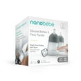 thumbnail image 7 of Nanobebe 2 Pack Grey Bottles + Paci, 7 of 7