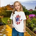 thumbnail image 6 of CFLVAEK 4th of July Shirts for Kids Novelty Patriotic Graphic Tees Summer Casual Short Sleeve Round Neck Cotton Tshirts Indenpendence Day Shirts 4 Years, 6 of 10