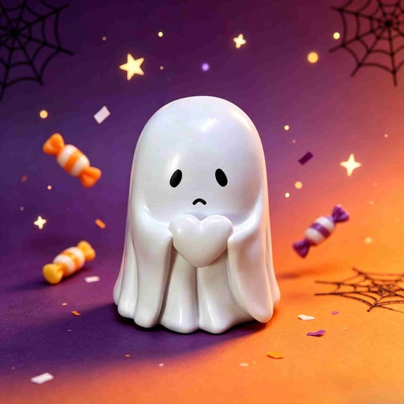 Halloween Decoration Indoor Outdoor Clearance Under $5.00! Thanksgiving Fall Decorations for Home, Halloween Ghost Handmade Toy Cute Desktop Decoration Ornament Ornament