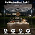 thumbnail image 2 of InstaHibit 3 Pack Rechargeable Magnetic Light LED Work Light with Hook 5 Modes Tent Light for Canopy Outdoor Event, 2 of 9