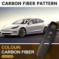 thumbnail image 4 of Car Roof Reading Light Frame Shift Button Trim Stickers for Tesla, 4 of 5