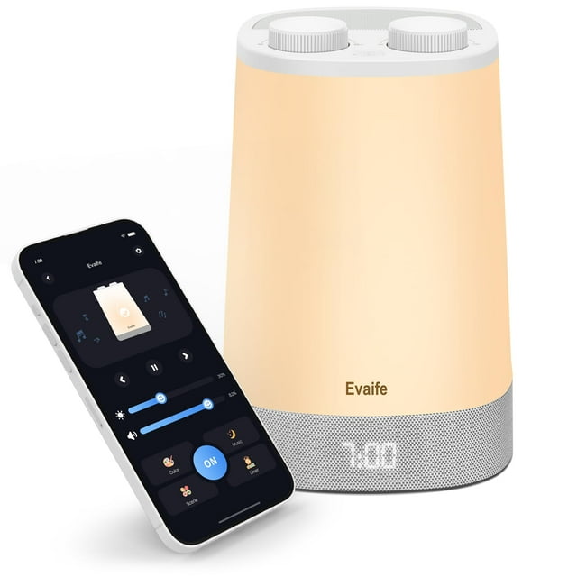 Sound Machine Evaife Baby Nursery Night Light White Noise