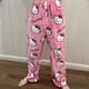 thumbnail image 3 of Pijama de franela de Hello Kitty de Sanrio para Navidad de 2024, pantalones casuales de lana cálidos con dibujos animados para el hogar para mujer, pantalones de moda para otoño e invierno, 3 of 5