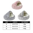 thumbnail image 3 of Cozy Pet Beds For Dogs And Cats, Hooded Burrowing Cave Tent Bed For Pets,100% New, 3 of 5