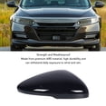 thumbnail image 3 of Side Rearview Mirror Cover Door Wing Mirror Cap Exterior Rear View Mirror Housing High Strength ABS Weather Proof Car Exterior Door Mirror Cap Replacement Black, 3 of 7