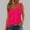 Hot Pink, variant on Fnooota Tank Tops for Women 2025, Workout Sleeveless V Neck Casual Summer Shirts Black Size L