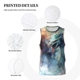 thumbnail image 3 of Pofeuu Ink Style Wave Dragon Print Basketball Jersey, Shirts for Men Youth Basketball Jersey Crew Neck-Medium, 3 of 6