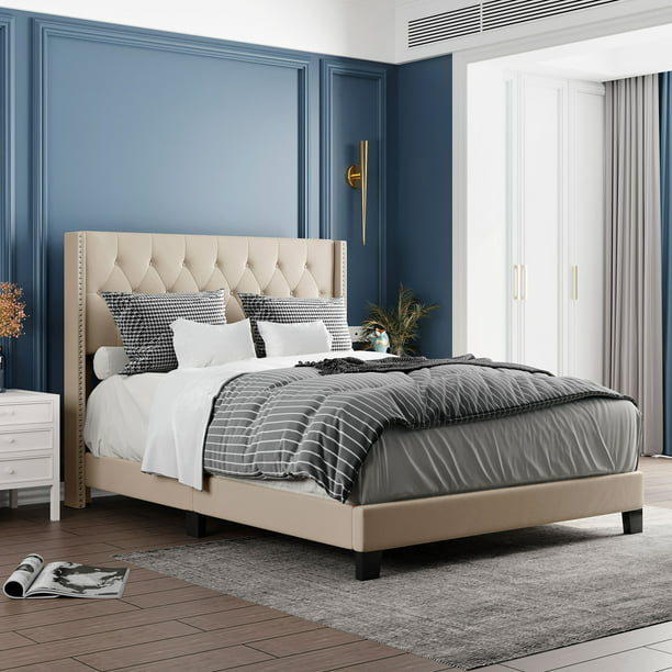 Bed Frame Queen Size With, Headboard Designs For Queen Size Beds