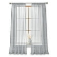 thumbnail image 2 of Better Homes & Gardens Specialty Stitch Single Curtain Panel, Soft Silver, 50" W x 108" L, 2 of 6