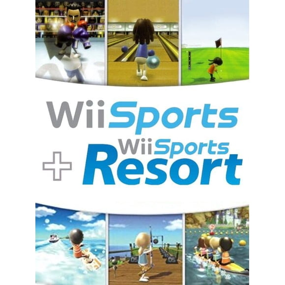 Wii Sports + Wii Sports Resort Game Bundle (Used)