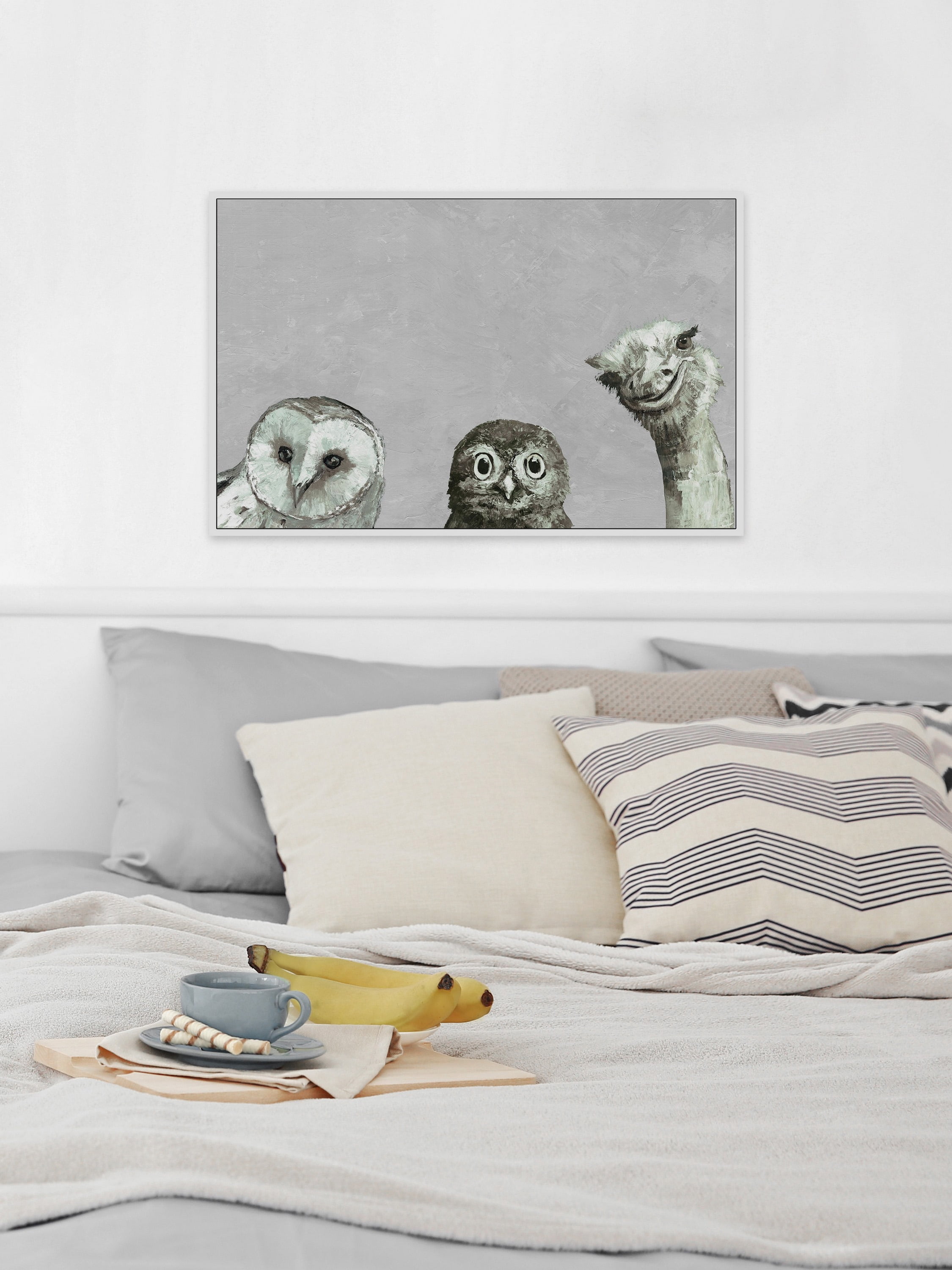 Big Eyes Close-up Floater Framed Painting Print on Canvas