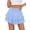 Blue, variant on Sundazz Mini Skirts for Women Crochet Ruffle Tiered Skorts Cute Summer Skirts Flowy Shorts, XS-XL