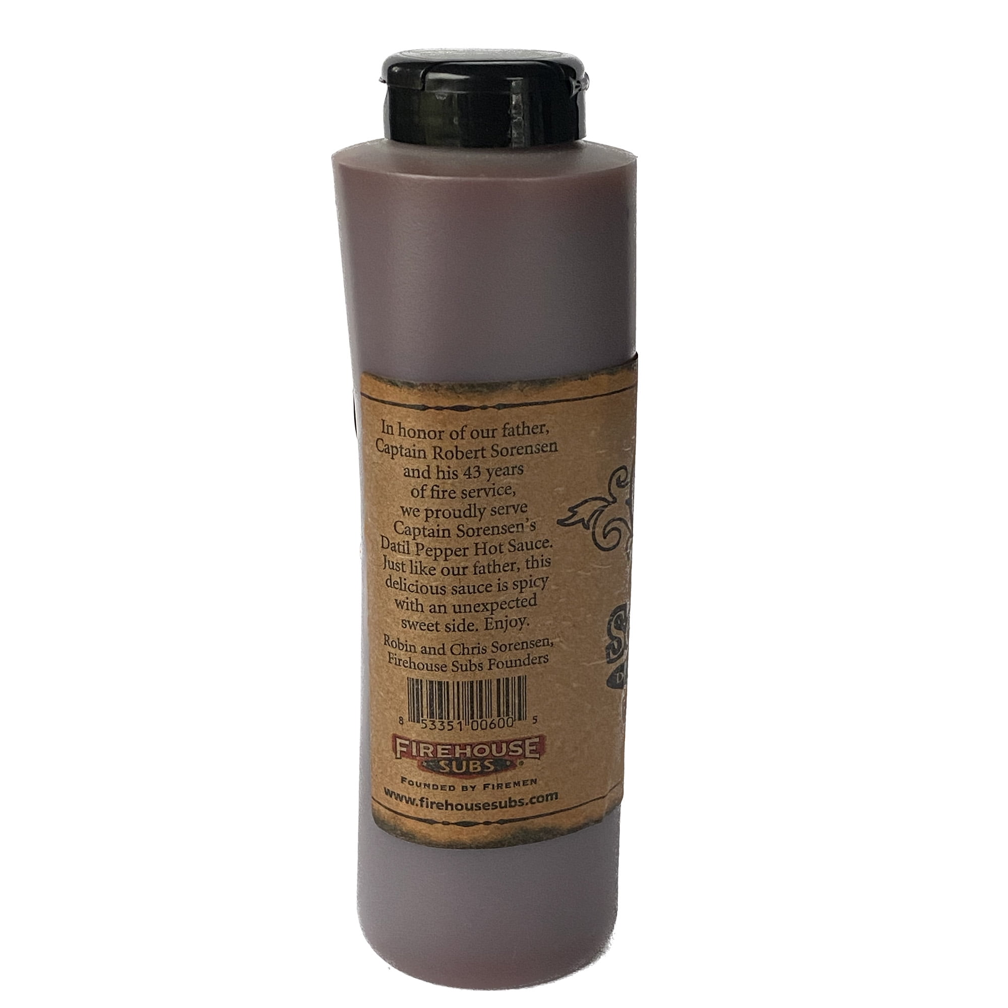 Captain Sorensen's Datil Pepper Hot Sauce by Firehouse Subs, 16 oz