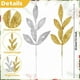 thumbnail image 2 of XmhyTop 10 paquetes de flores artificiales para exteriores resistentes a los rayos UV, decoración de estilo rústico para el hogar (blanco), 2 of 5