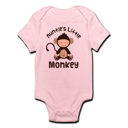 

CafePress - Auntie Monkey Infant Bodysuit - Baby Light Bodysuit