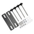 thumbnail image 4 of Traction Board Mounting Kit, Wearproof Flexible Universal Traction Board Mounting Brackets Kit Steel  For Off Road Vehicles Black, 4 of 8