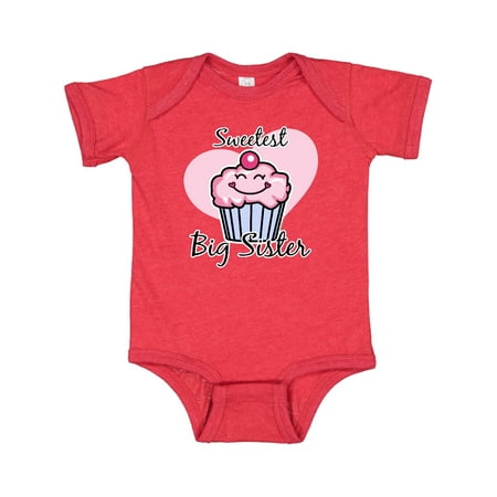 

Inktastic Sweetest Big Sister Gift Baby Girl Bodysuit