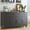 Black, variant on Winkalon 55" Farmhouse Kitchen Sideboard, Coffee Bar Cabinet with 4 Doors and 3 Drawers, Wooden Buffet Cabinet with Adjustable Shelves, White & Brown