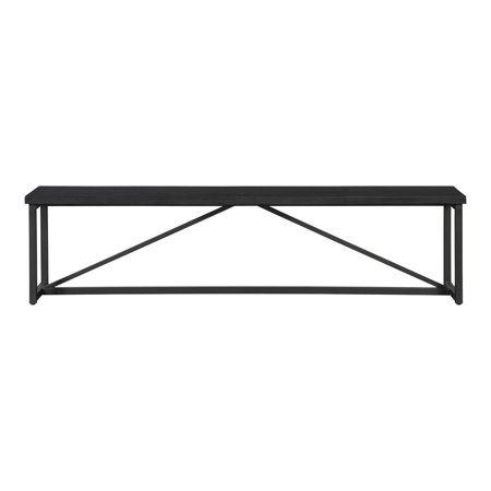 Moe's Home Collection Sierra Wood Benche Black Color