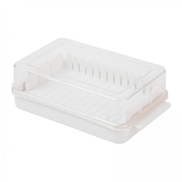 2 Cajas De Corte De Mantequilla, Contenedor De Almacenamiento De Alimentos, Contenedor De Conservación Para El Hogar Sunnimix Contenedor Cortador De Mantequilla