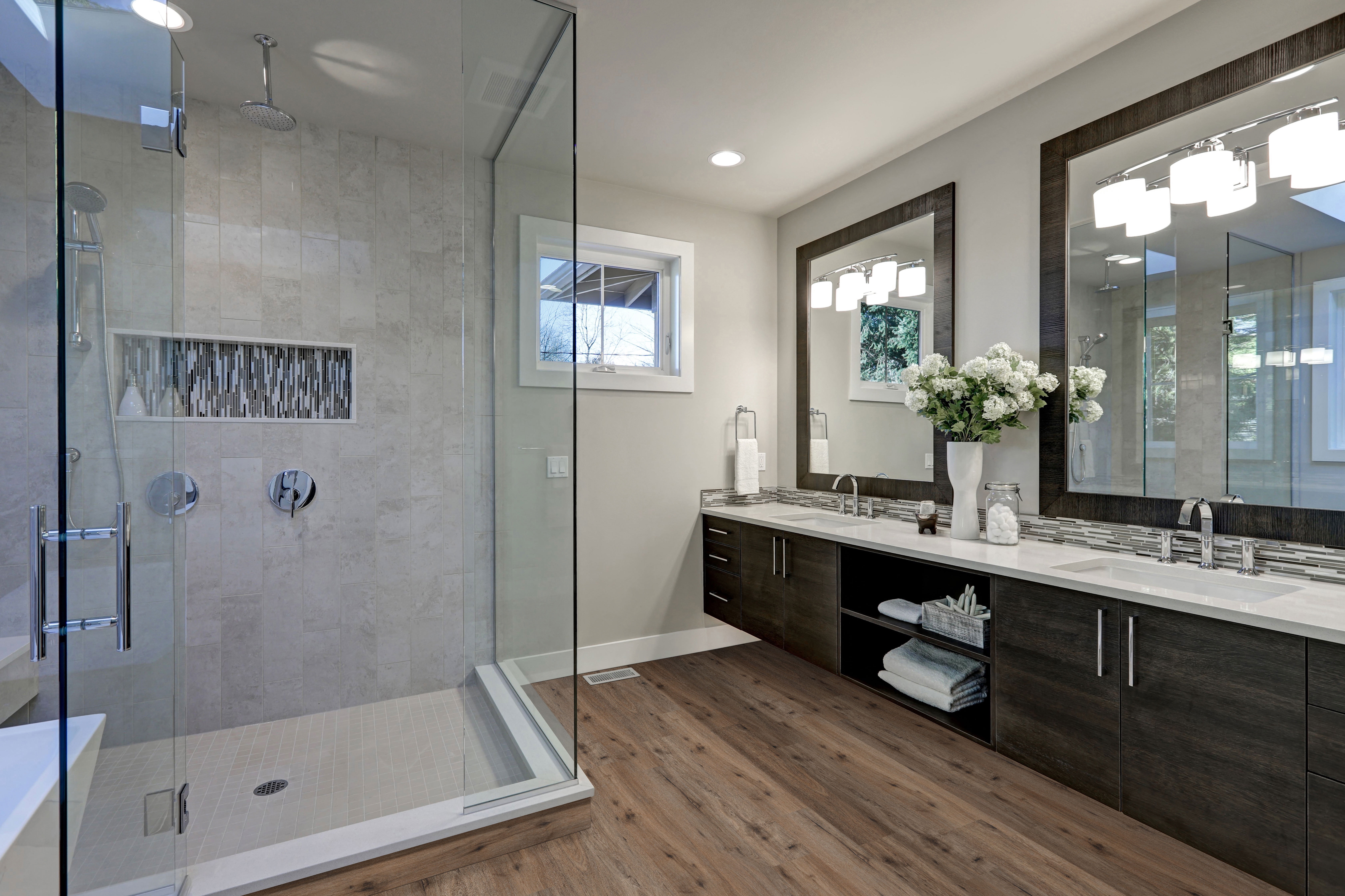 (3 pack) Aldhurst Fawn Oak 6 in. x 36 in. Rigid Core Luxury Vinyl Plank Flooring