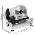 thumbnail image 4 of Zokop 7.5" Blade Commercial Meat Slicer Electric Ham Deli Bread Cheese Cutter Kitchen, 4 of 4