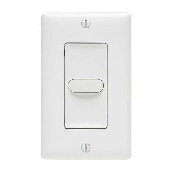Hubbell Wiring Device-Kellems Wall Switch,Push Button,Momentary,White DSM30W1