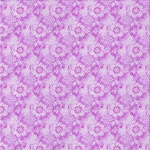 Ahgly Company Machine Washable Indoor Square Transitional Blossom Pink Area Rugs, 6' Square