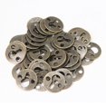 thumbnail image 5 of Adiyer 50 Perchas Redondas De Metal Tipo Mortaja De 25 Mm/1 Pulgada, Soportes Para Estante, Marco De Fotos, Placa Colgante (Bronce Antiguo), 5 of 5