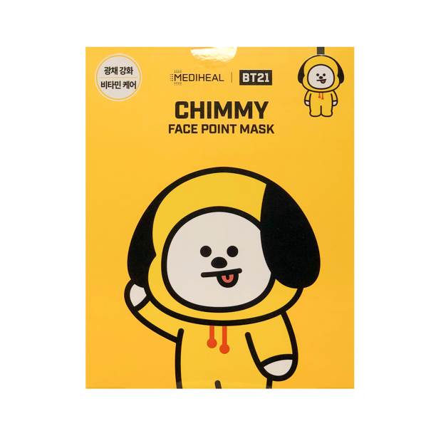 Download Mediheal Bt21 Chimmy Face Point Mask 5 Pack Walmart Com Walmart Com PSD Mockup Templates