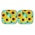thumbnail image 7 of Balery 2 Piece Yellow Sunflowers With Green Leaves Car Windshield Sun Shade|Foldable Front Windshield Shade for Car Front Window for Most Sedans SUV Truck-Large, 7 of 7