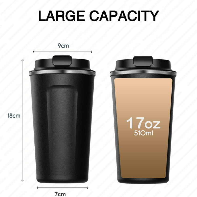Car Travel Coffee Mug Insulated Coffee Cups to Go with for Keep Hot Cold  Ice Tea Drinks Reusable Tea…See more Car Travel Coffee Mug Insulated Coffee