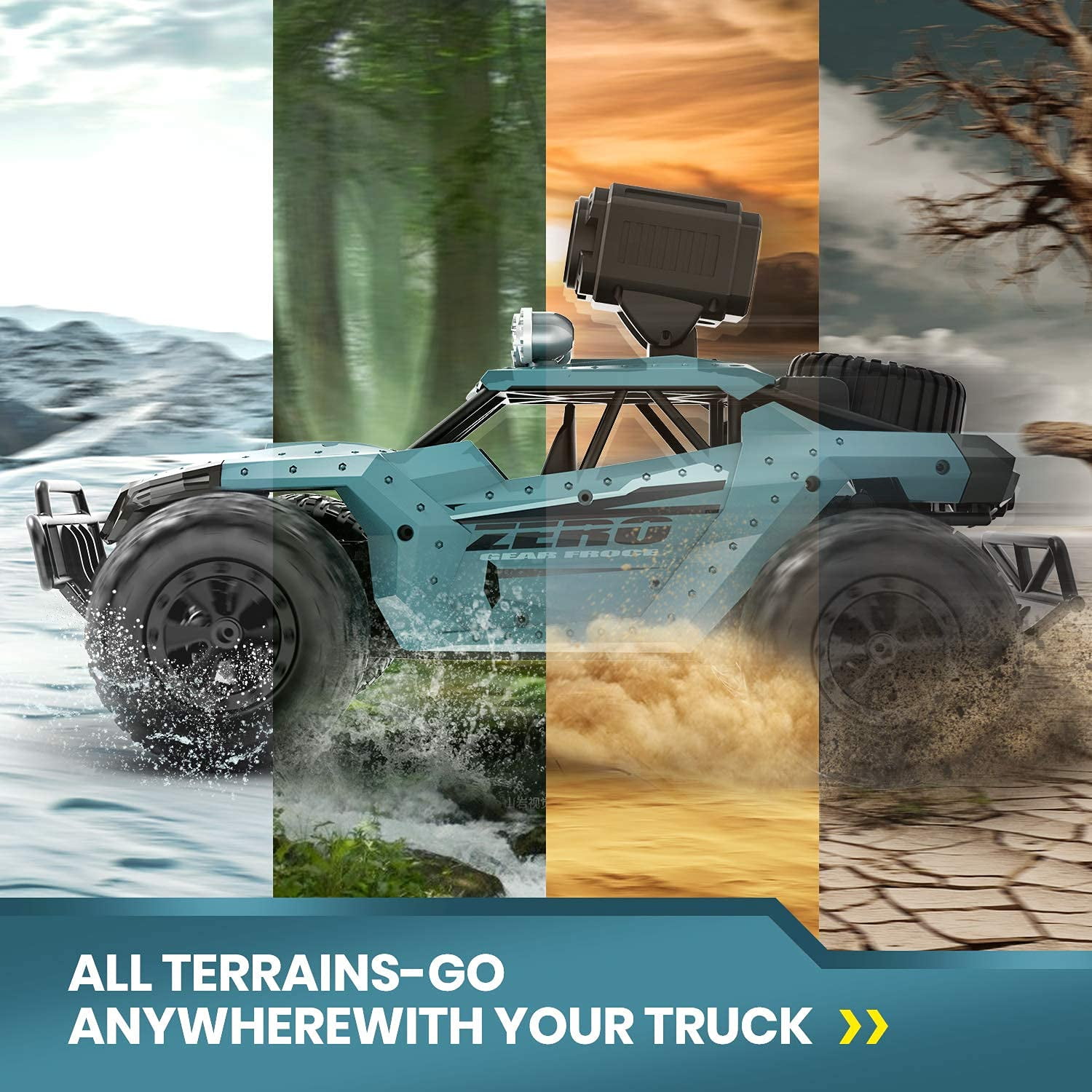 DEERC RC Cars DE36W Remote Control Car with 1080P HD FPV Camera, 1