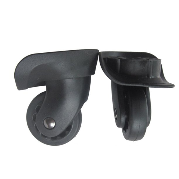Rueda de repuesto para equipaje A35, universal, rotación de 360 degree, duradera y resistente al desgaste. Negro